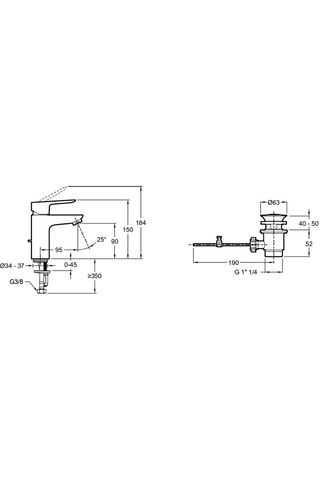 Mitigeur lavabo Oscar