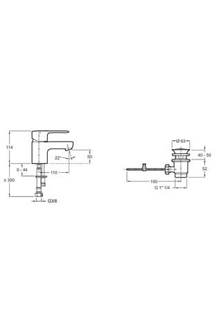 Mitigeur lavabo July