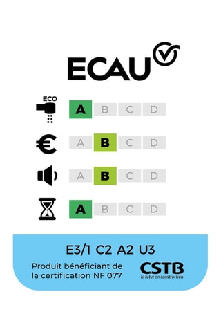 Mitigeur bain-douche mural mécanique Jully