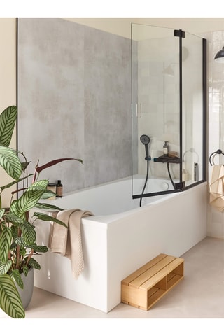 Marchepied universel pour baignoire en bois