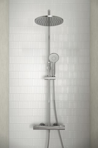 Colonne de douche thermostatique avec mitigeur et inverseur