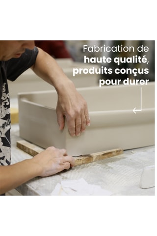 Lave-main en céramique Struktura