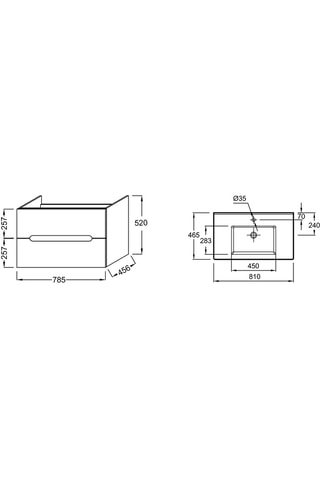 Ensemble de salle de bain Ola Up - 2 pièces