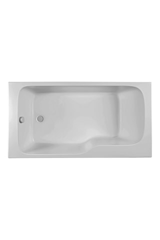 Baignoire encastrée 2-en-1 avec vidage