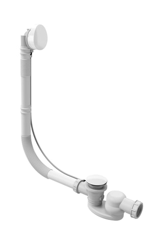 Baignoire encastrée 2-en-1 avec vidage