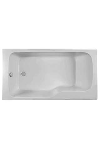 Baignoire encastrée 2-en-1 avec vidage