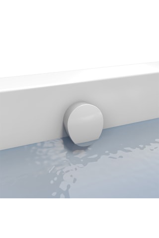 Baignoire encastrée 2-en-1 avec vidage