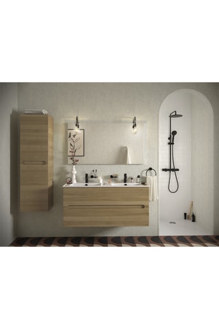 Armoire de toilette 2 portes Ola Up - 40 x 140 x 31,6 cm