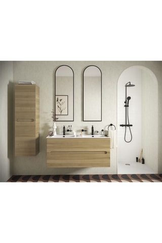 Armoire de toilette 2 portes Ola Up - 40 x 140 x 31,6 cm