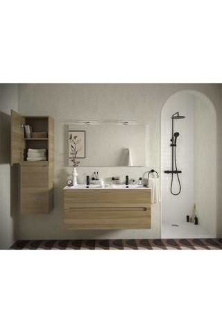 Armoire de toilette 2 portes Ola Up - 40 x 140 x 31,6 cm