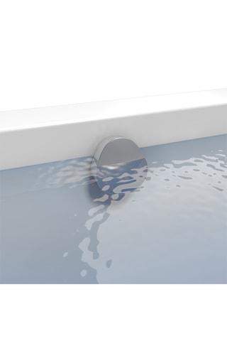 Baignoire encastrée 2-en-1 avec vidage