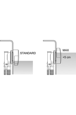 Baignoire encastrée 2-en-1 avec vidage