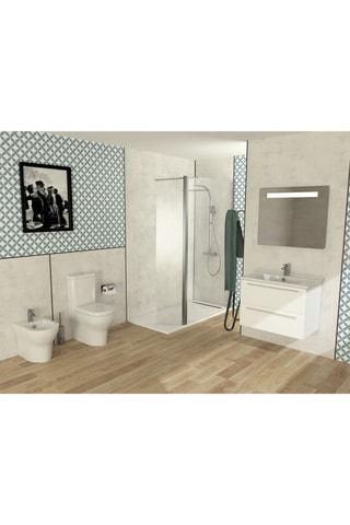 Paroi de douche à l'italienne en verre trempé Serenity