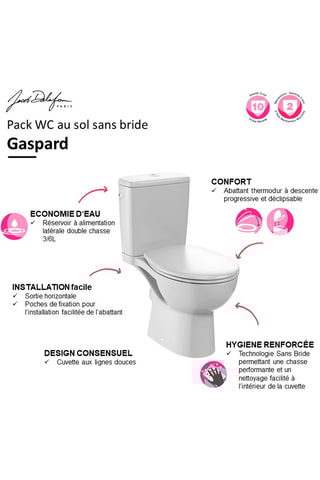 Ensemble de WC en céramique