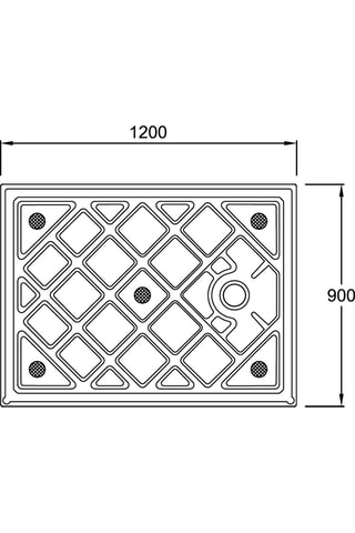 Receveur de douche en céramique