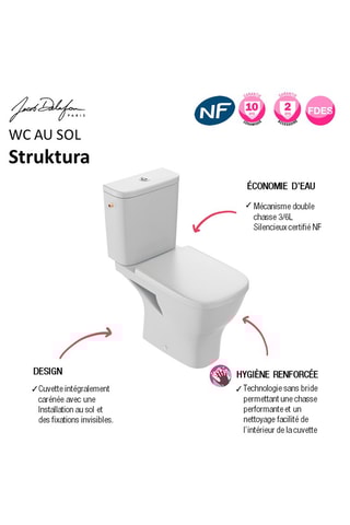 Ensemble de WC en céramique