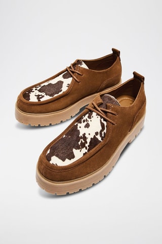 Derbys en nubuck - Marron