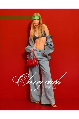 Sandales à talons - Rouge