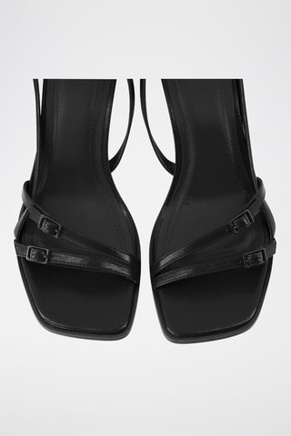 Sandales à talons - Noir