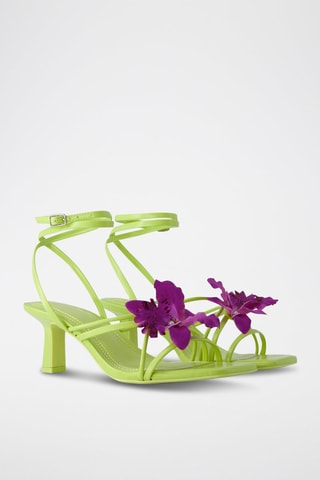 Sandales à talons - Vert