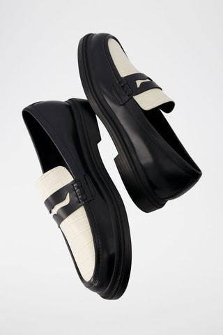 Mocassins - Noir et blanc