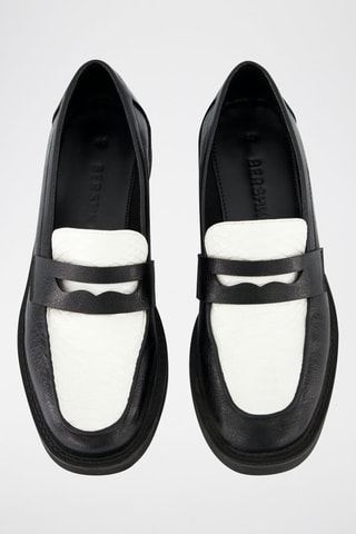 Mocassins - Noir et blanc