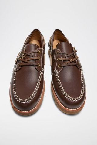 Chaussures bateau - Marron