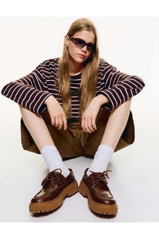 Chaussures bateau - Marron