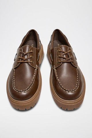 Chaussures bateau - Marron