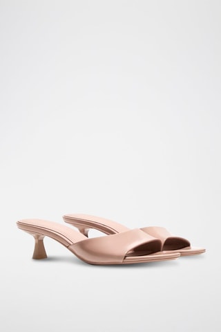 Mules à talons - Beige clair