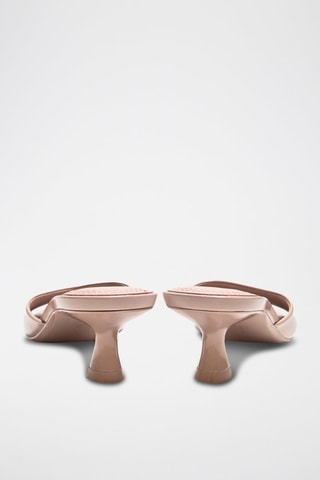 Mules à talons - Beige clair