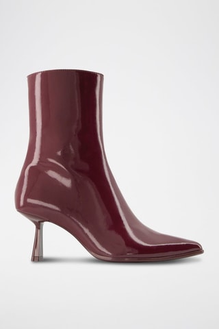 Bottines vernies - Bordeaux