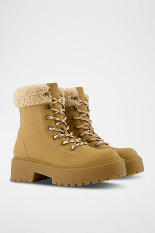 Bottines fourrées - Taupe