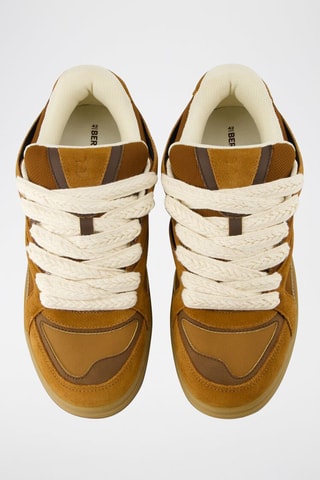 Baskets en nubuck - Marron