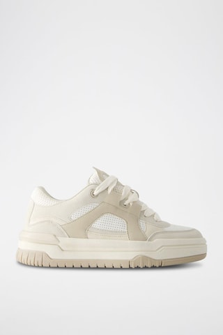 Baskets - Beige clair et blanc
