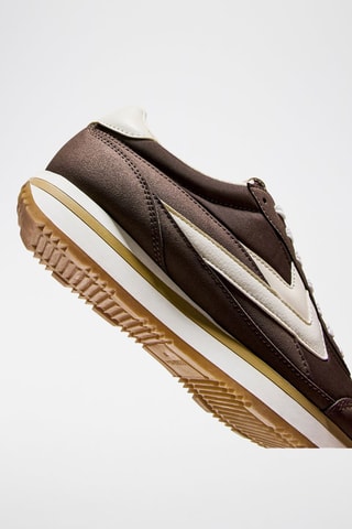 Baskets - Marron et blanc