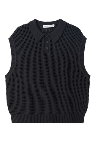 Pull sans manches - Noir