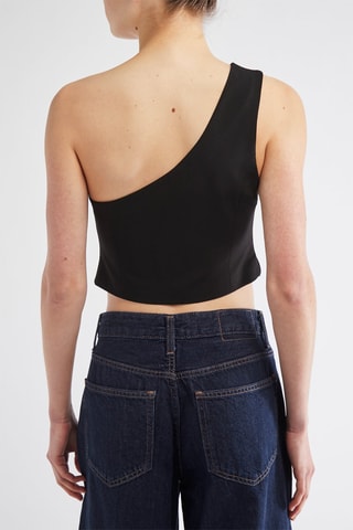 Gilet asymétrique - Noir