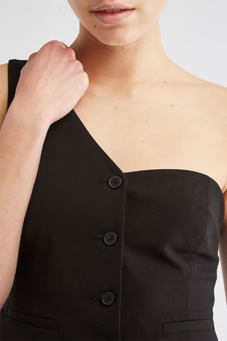 Gilet asymétrique - Noir