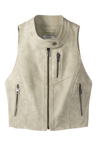 Gilet sans manches - Beige