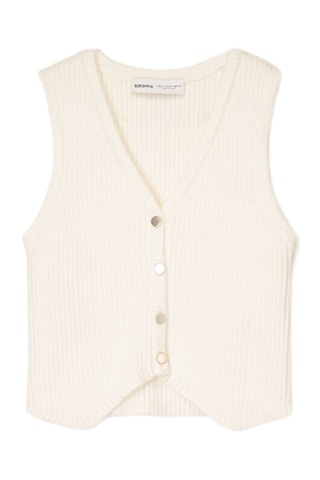 Gilet sans manches - Ecru