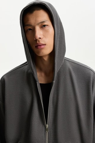 Gilet à capuche - Gris foncé