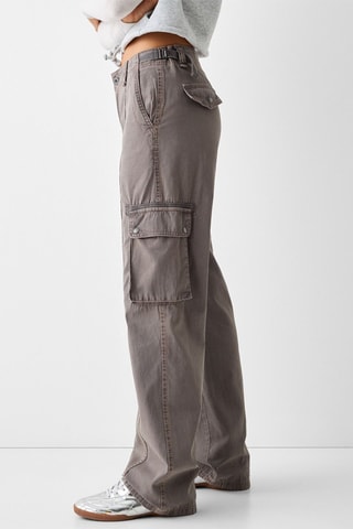 Pantalon cargo - Gris