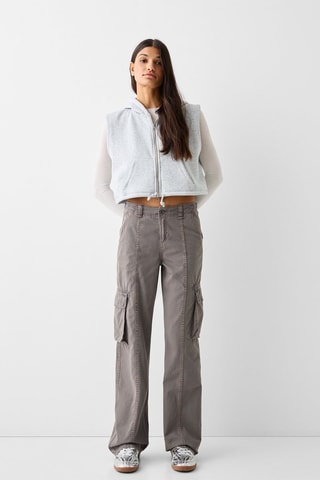 Pantalon cargo - Gris