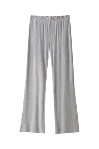 Pantalon droit - Gris clair
