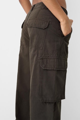 Pantalon cargo - Kaki foncé