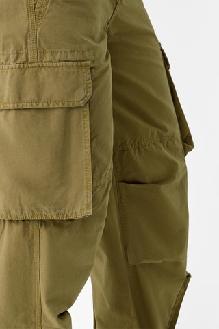 Pantalon cargo - Vert