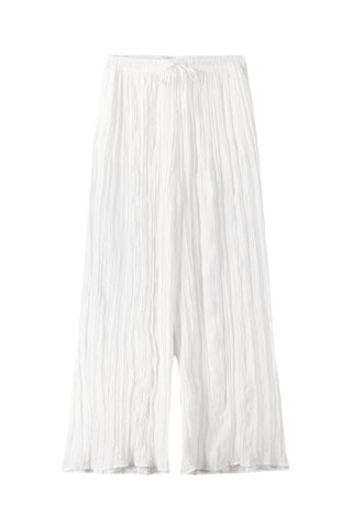 Pantalon wide legs - Ecru