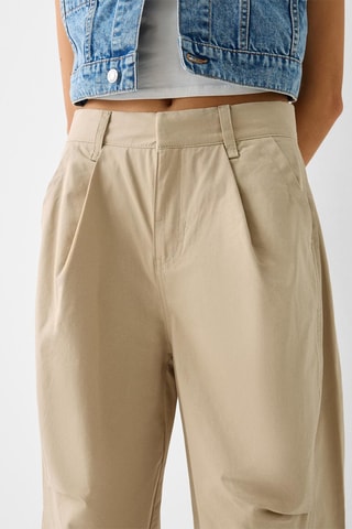 Pantalon wide legs - Beige