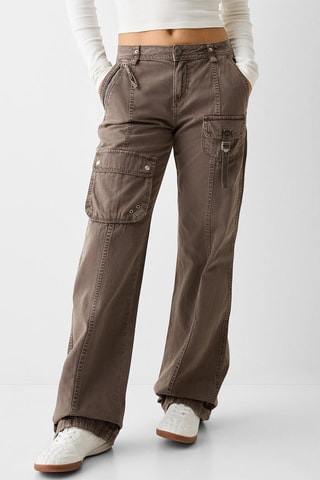 Pantalon cargo - Gris